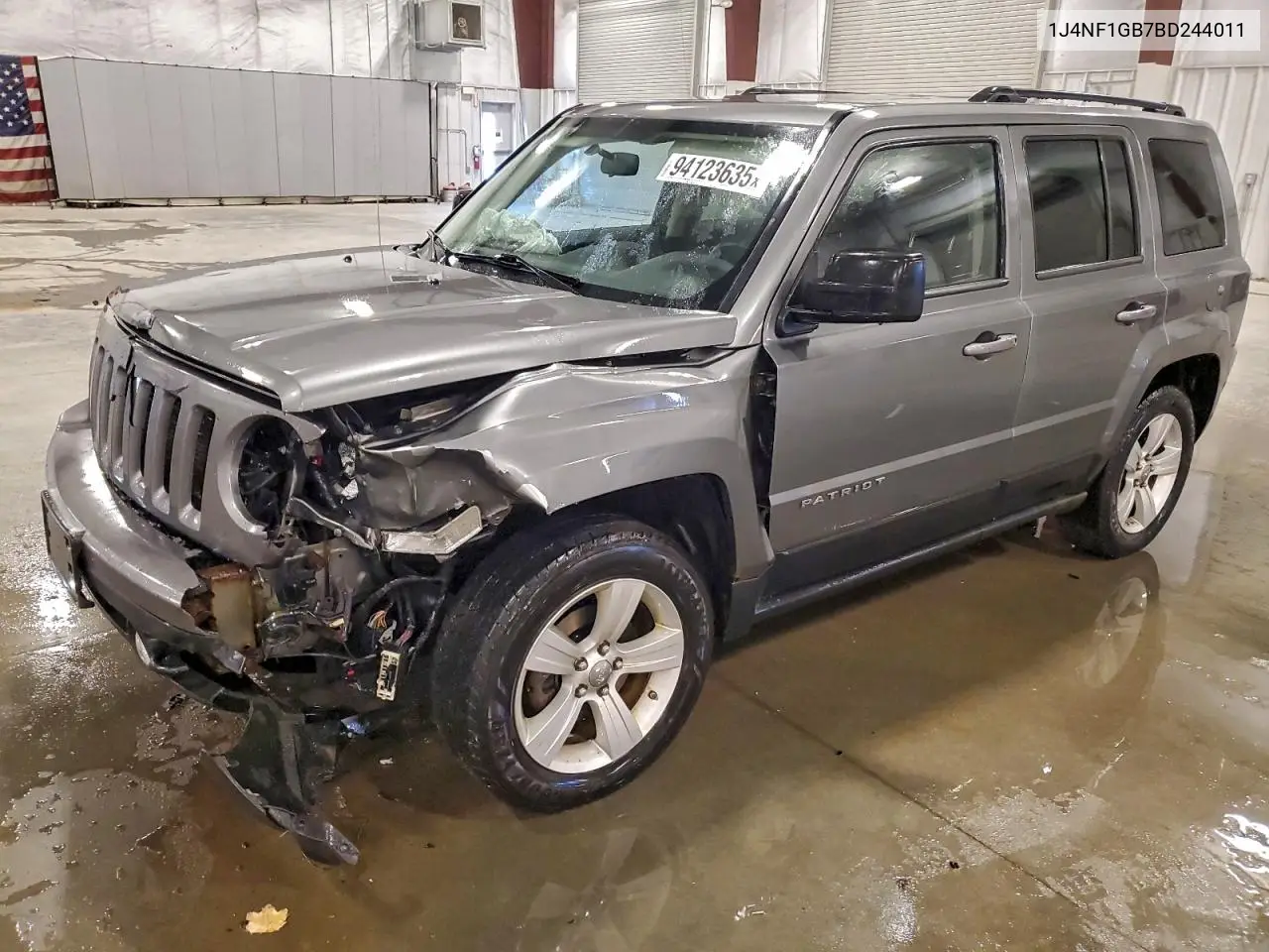 1J4NF1GB7BD244011 2011 Jeep Patriot Sport