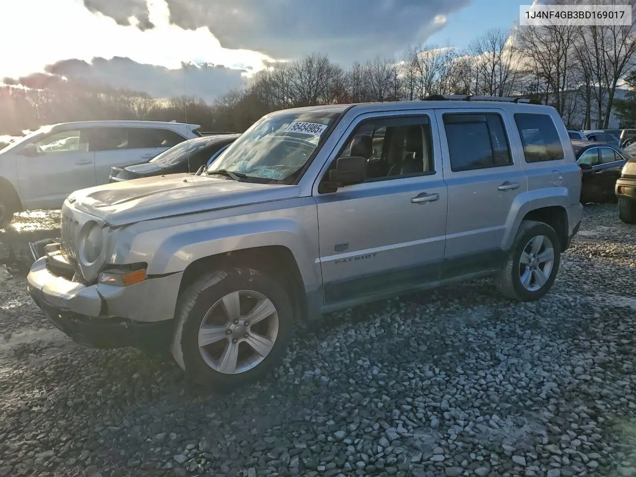 1J4NF4GB3BD169017 2011 Jeep Patriot Latitude