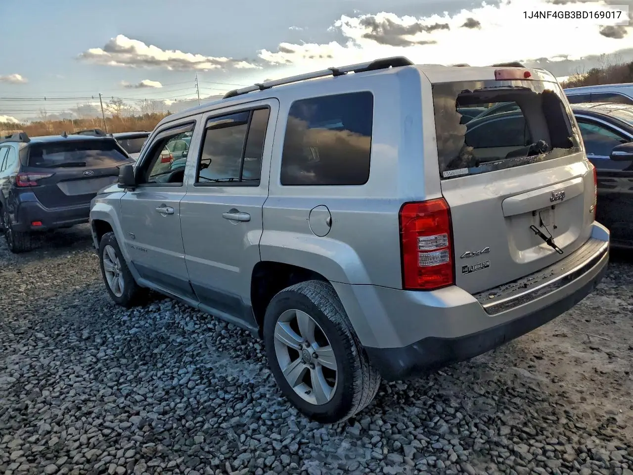 1J4NF4GB3BD169017 2011 Jeep Patriot Latitude