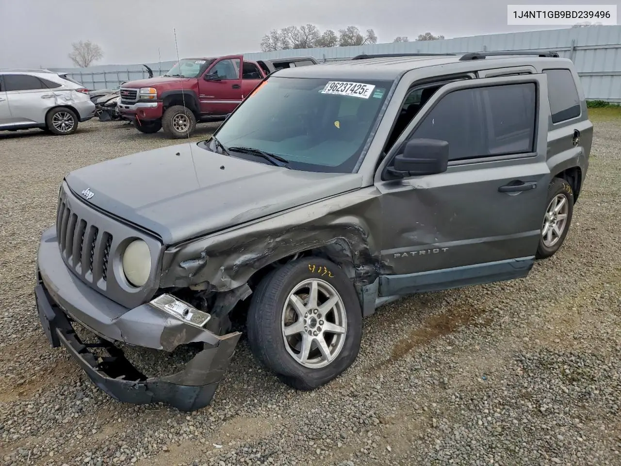 1J4NT1GB9BD239496 2011 Jeep Patriot Sport