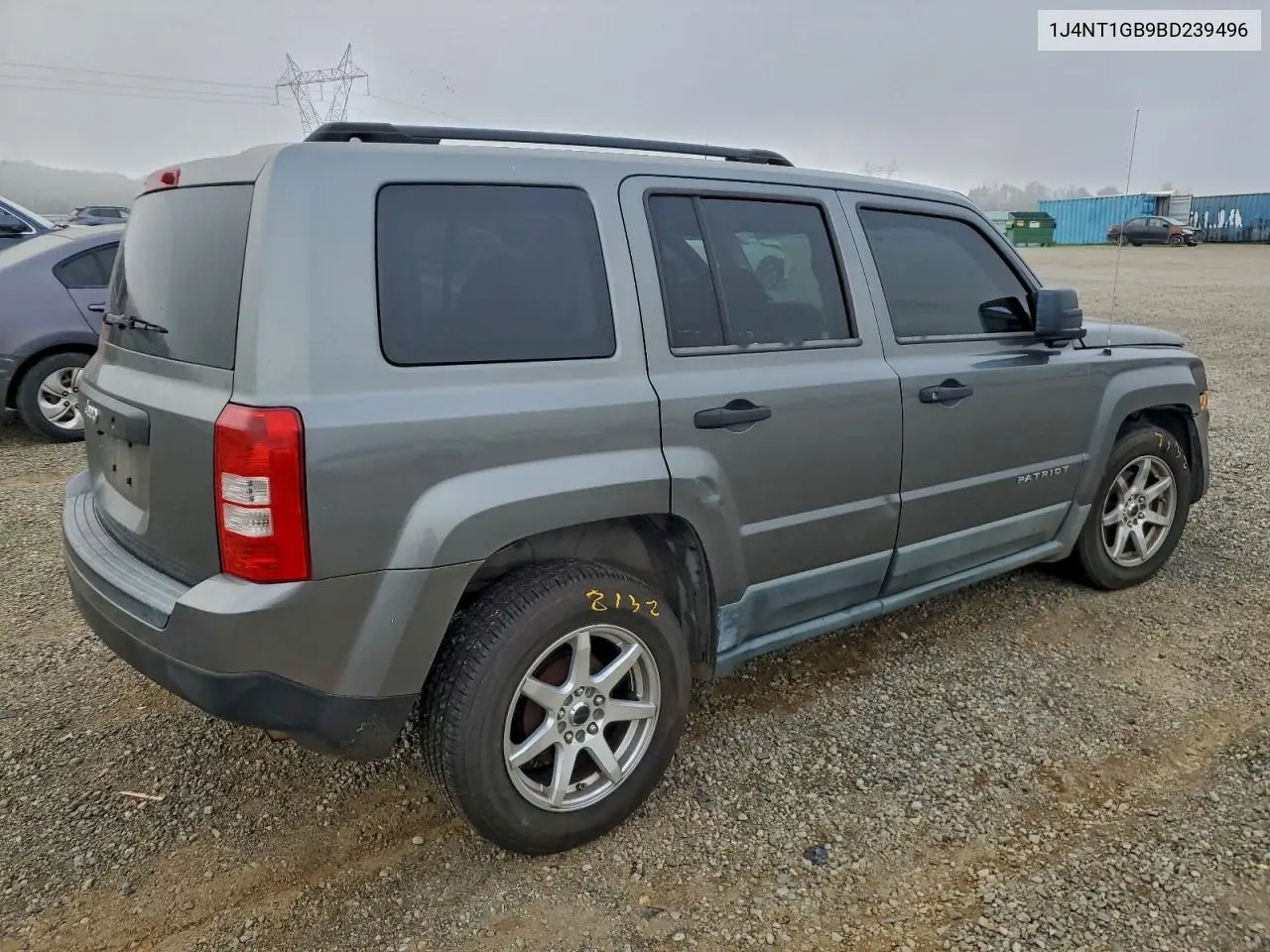 1J4NT1GB9BD239496 2011 Jeep Patriot Sport