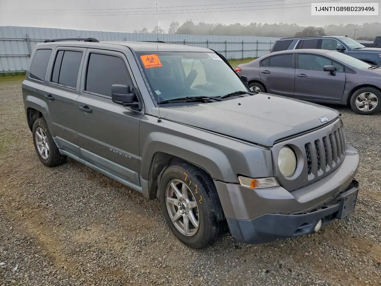 1J4NT1GB9BD239496 2011 Jeep Patriot Sport