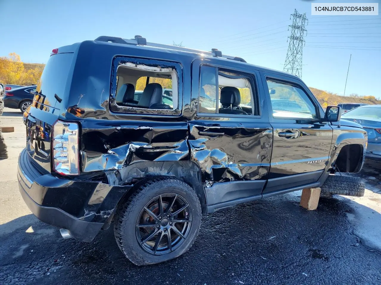 1C4NJRCB7CD543881 2012 Jeep Patriot Limited