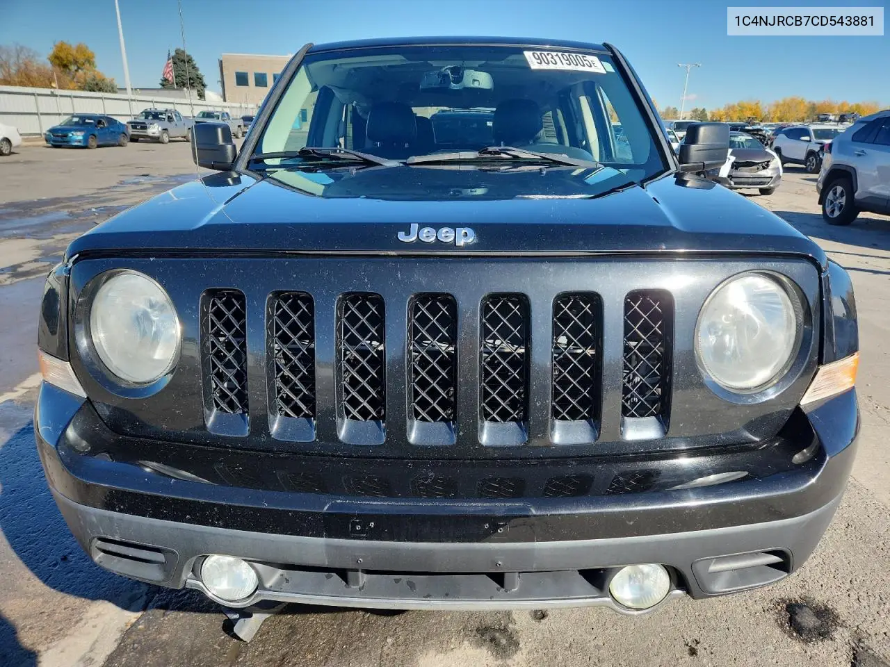 1C4NJRCB7CD543881 2012 Jeep Patriot Limited