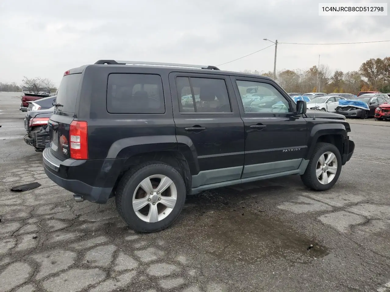 1C4NJRCB8CD512798 2012 Jeep Patriot Limited