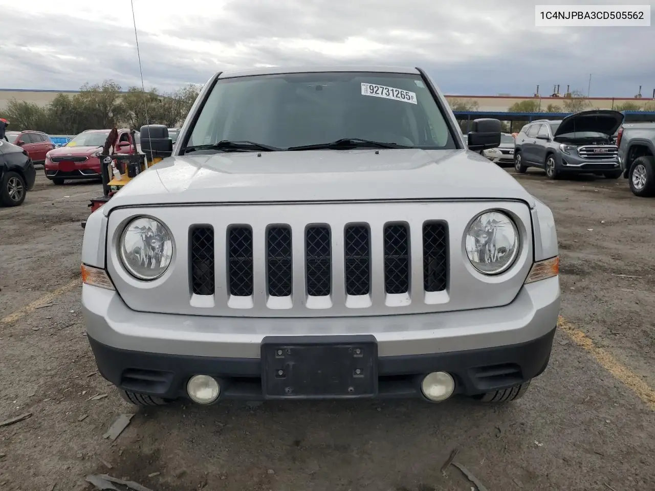 1C4NJPBA3CD505562 2012 Jeep Patriot Sport