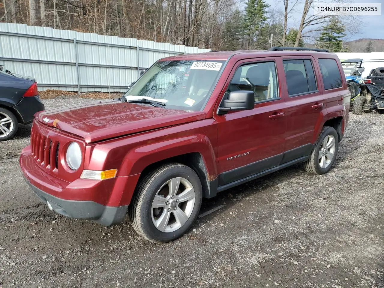 1C4NJRFB7CD696255 2012 Jeep Patriot Latitude