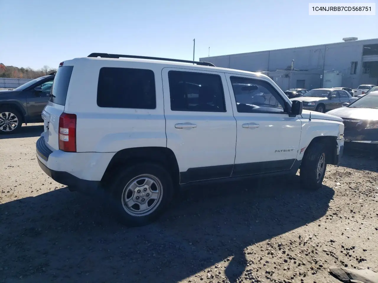 1C4NJRBB7CD568751 2012 Jeep Patriot Sport