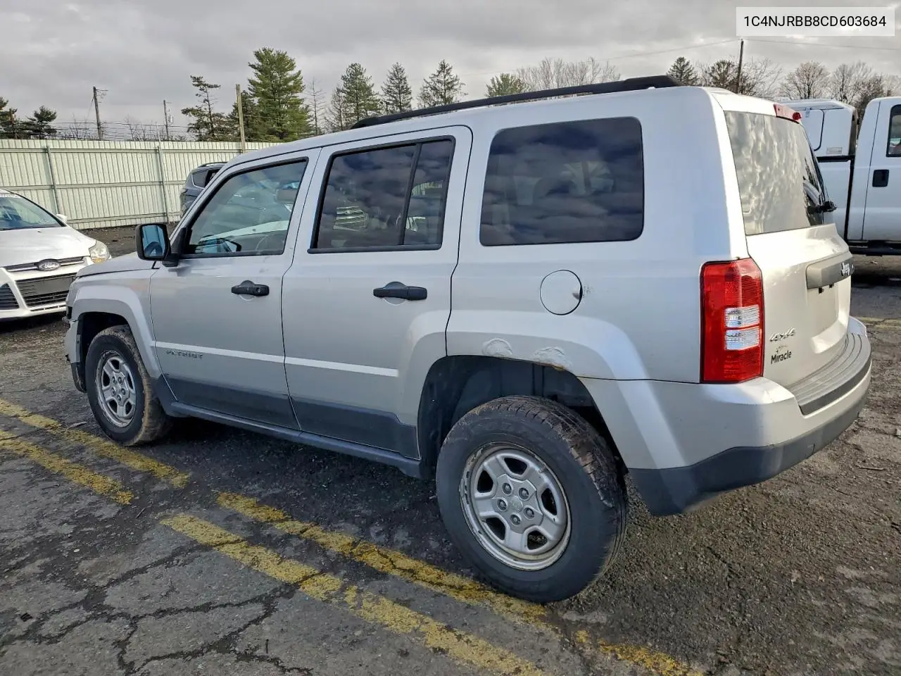 1C4NJRBB8CD603684 2012 Jeep Patriot Sport