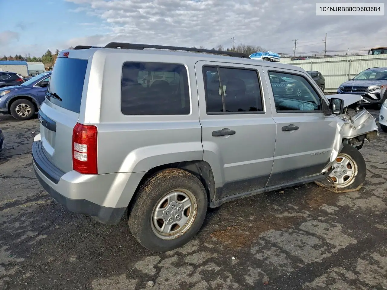1C4NJRBB8CD603684 2012 Jeep Patriot Sport