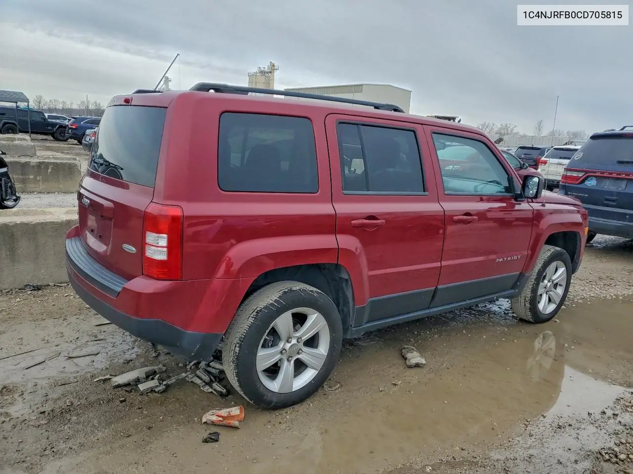 1C4NJRFB0CD705815 2012 Jeep Patriot Latitude