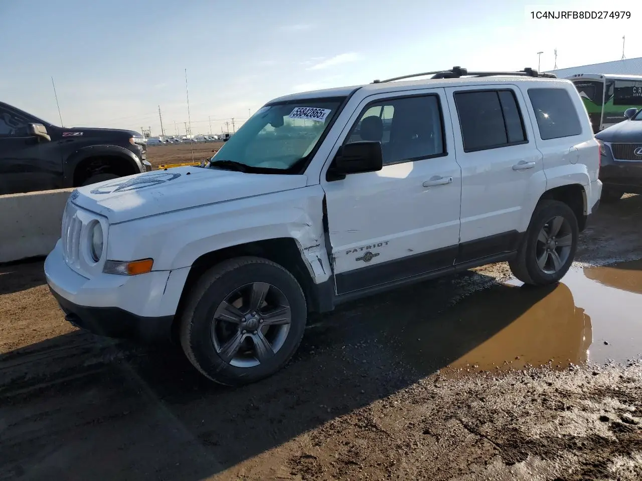 2013 Jeep Patriot Latitude VIN: 1C4NJRFB8DD274979 Lot: 55842865