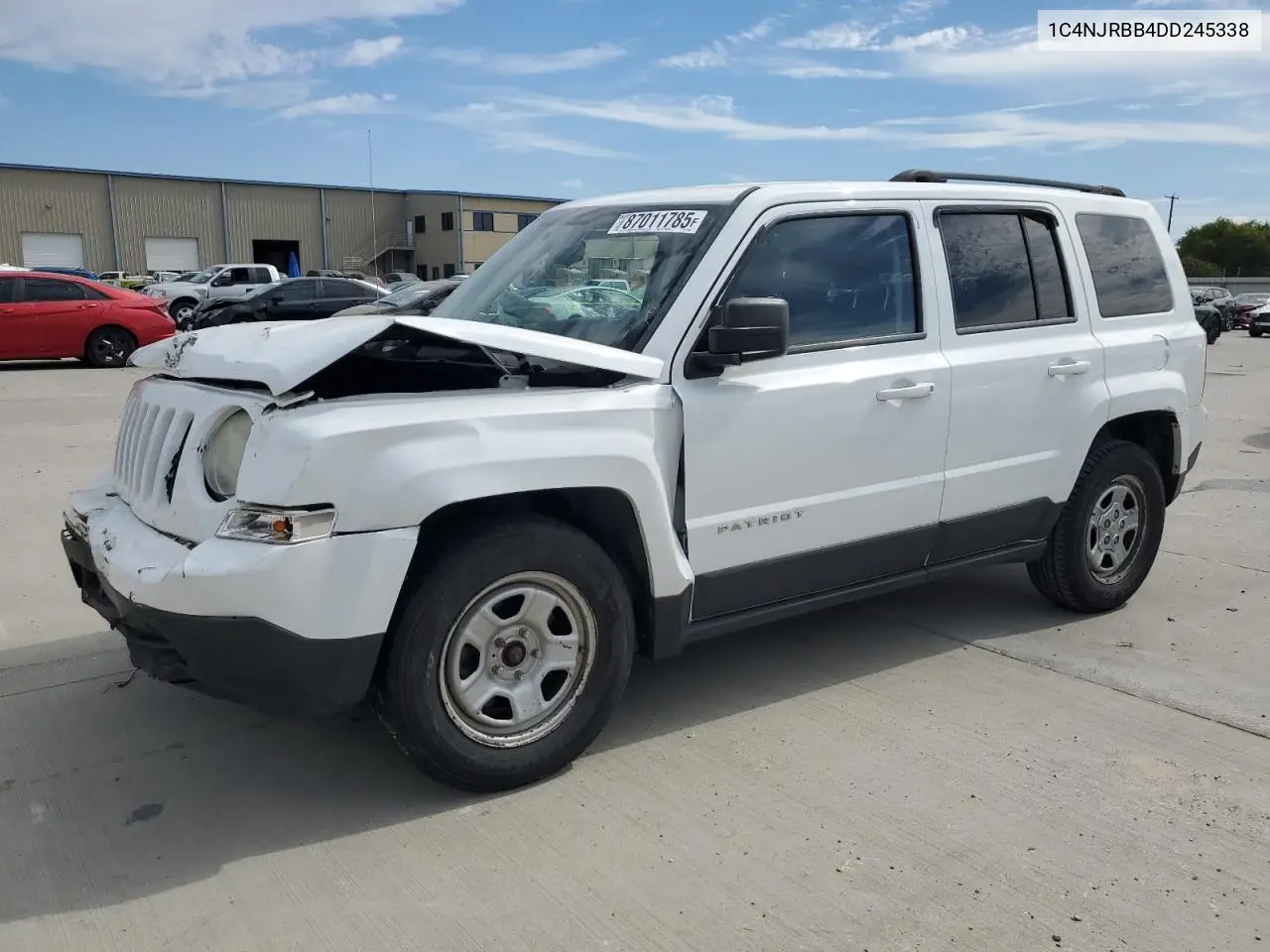 1C4NJRBB4DD245338 2013 Jeep Patriot Sport
