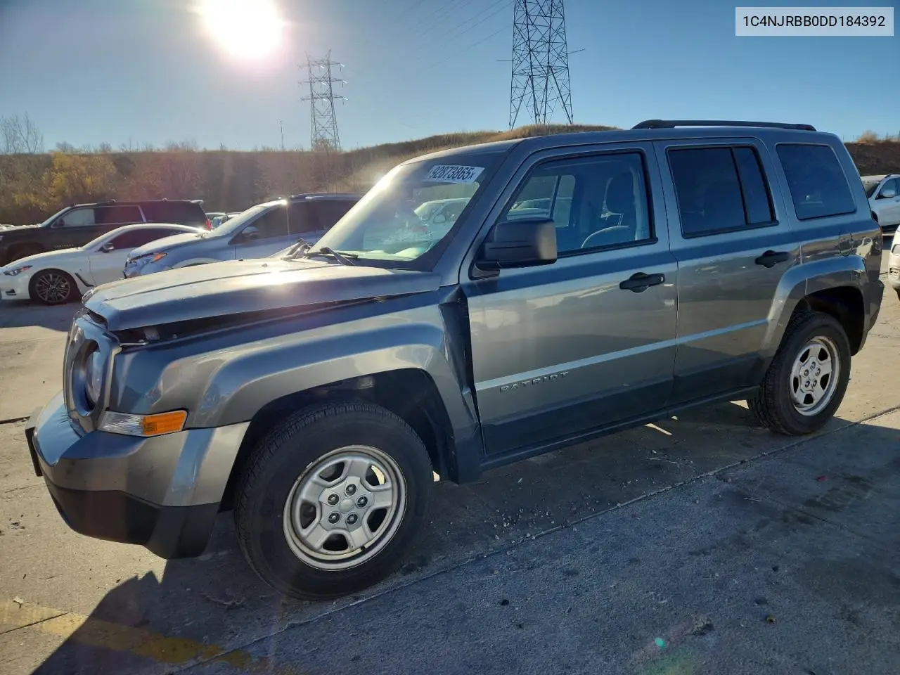 1C4NJRBB0DD184392 2013 Jeep Patriot Sport