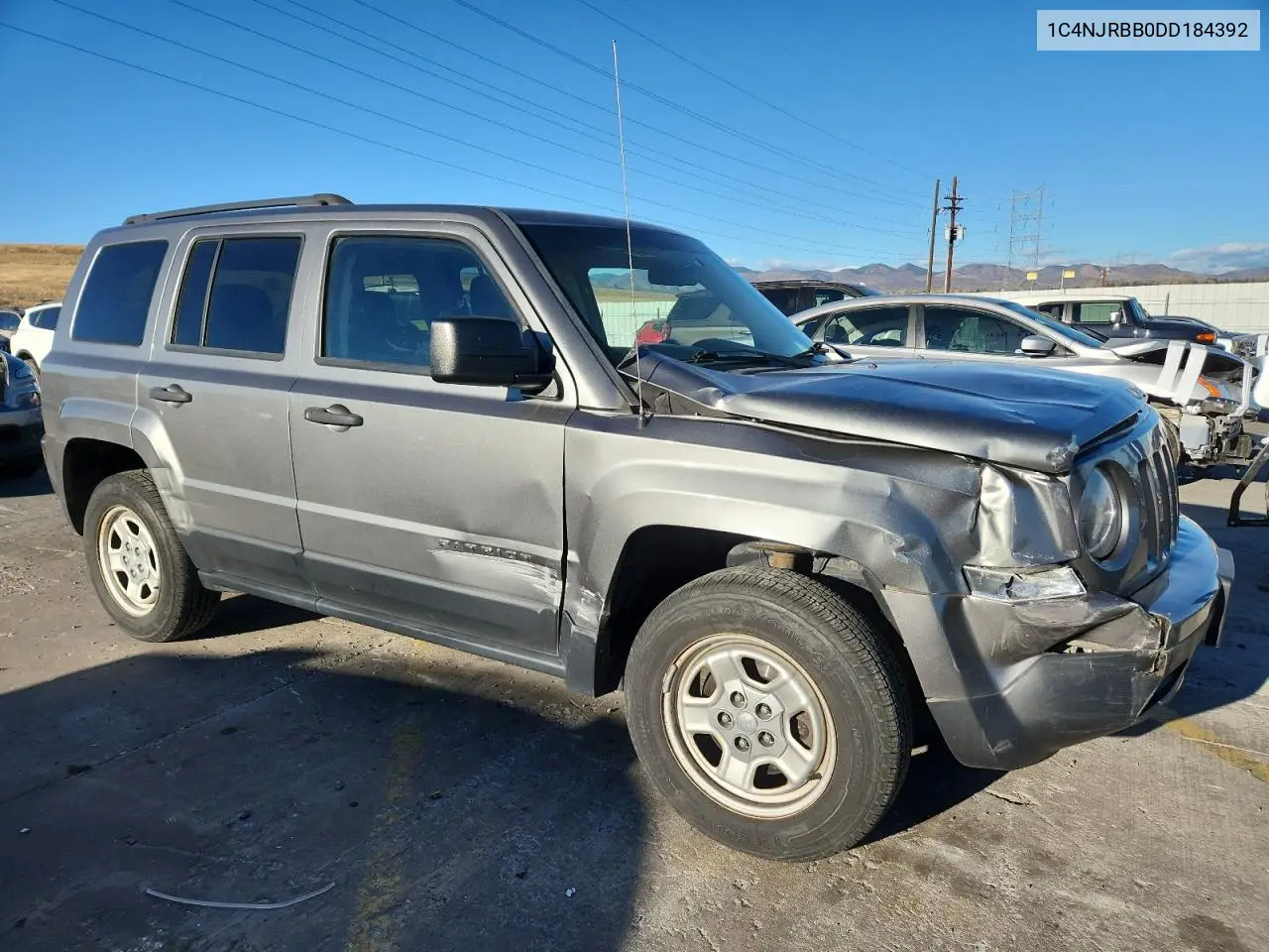 1C4NJRBB0DD184392 2013 Jeep Patriot Sport