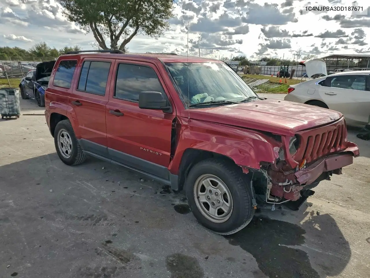 1C4NJPBA3DD187671 2013 Jeep Patriot Sport