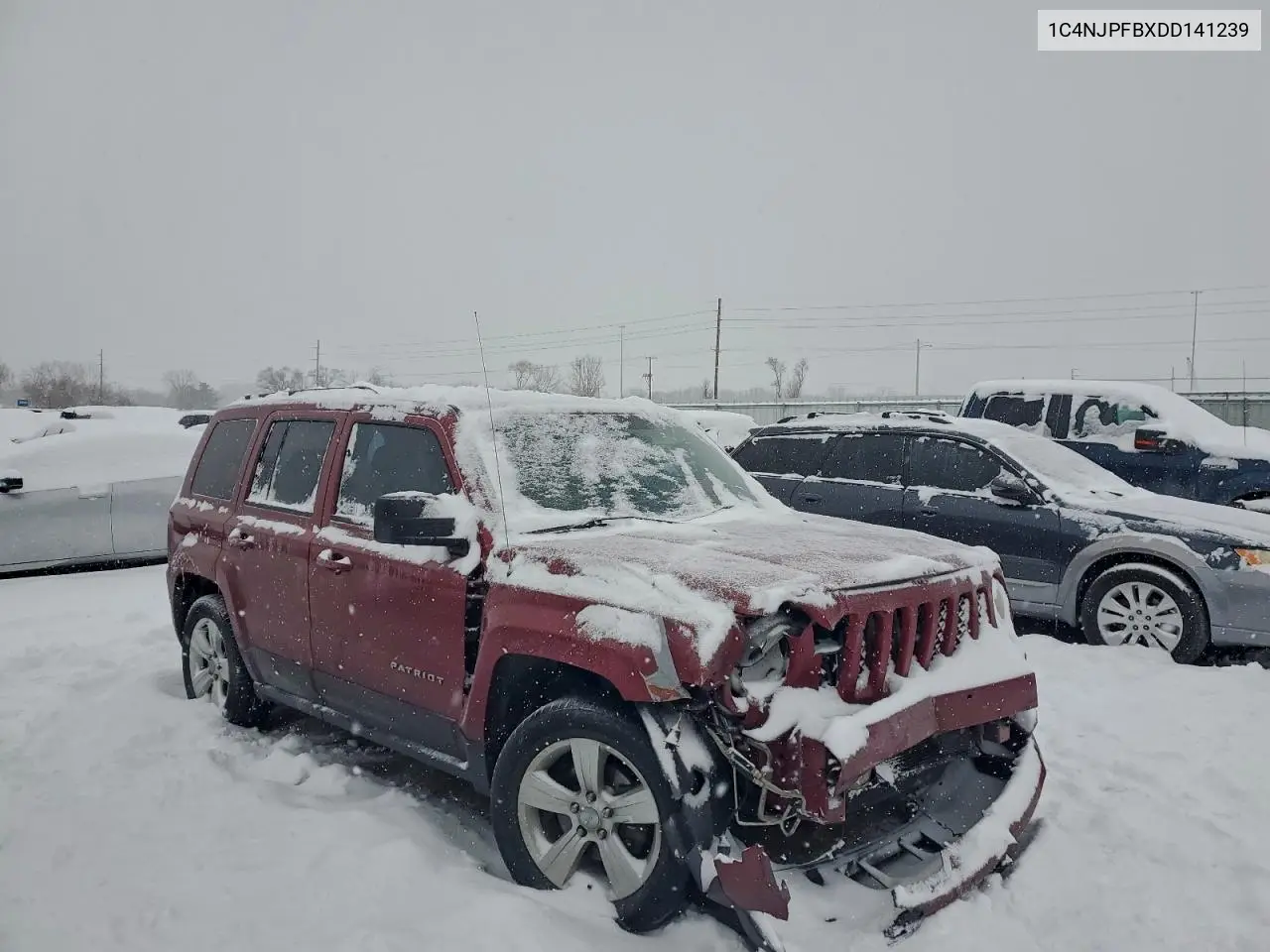1C4NJPFBXDD141239 2013 Jeep Patriot Latitude