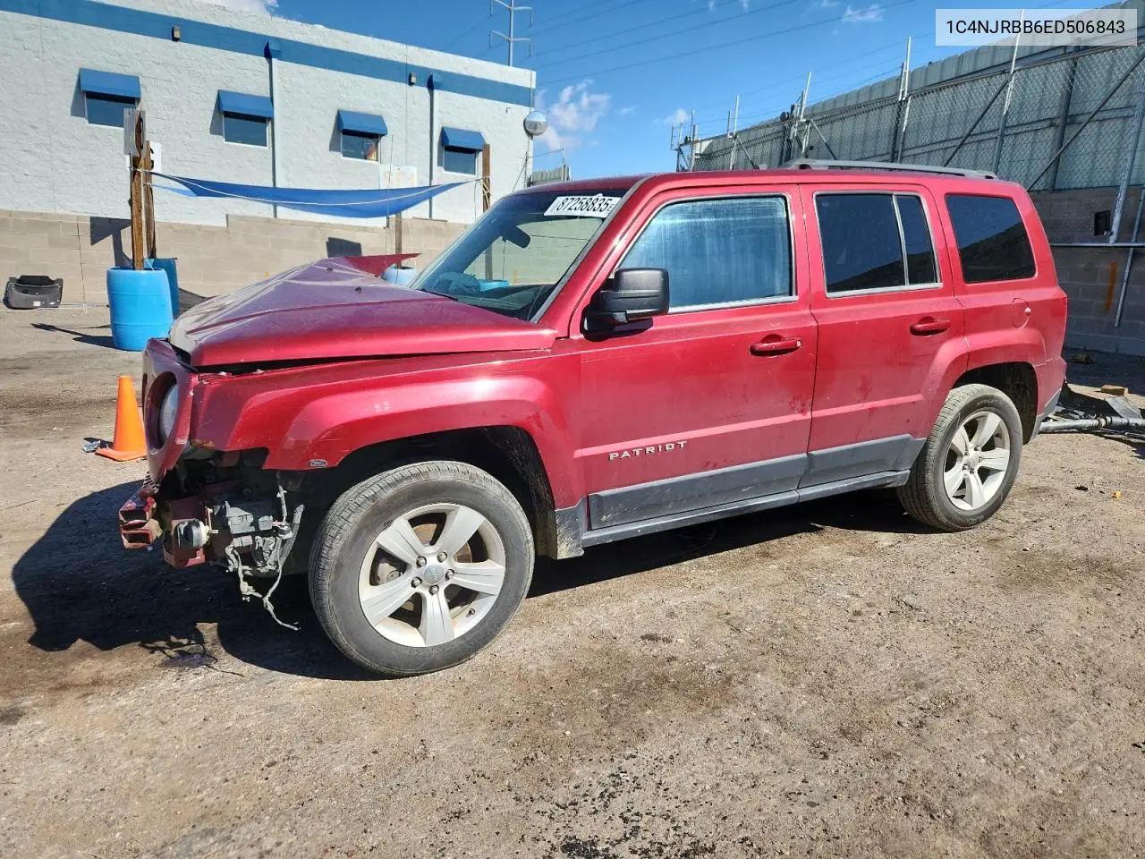 1C4NJRBB6ED506843 2014 Jeep Patriot Sport