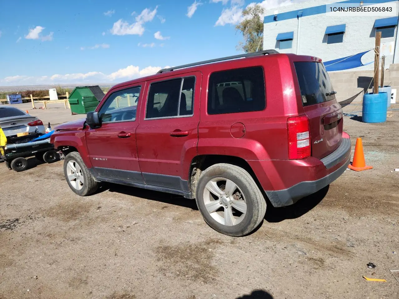 1C4NJRBB6ED506843 2014 Jeep Patriot Sport