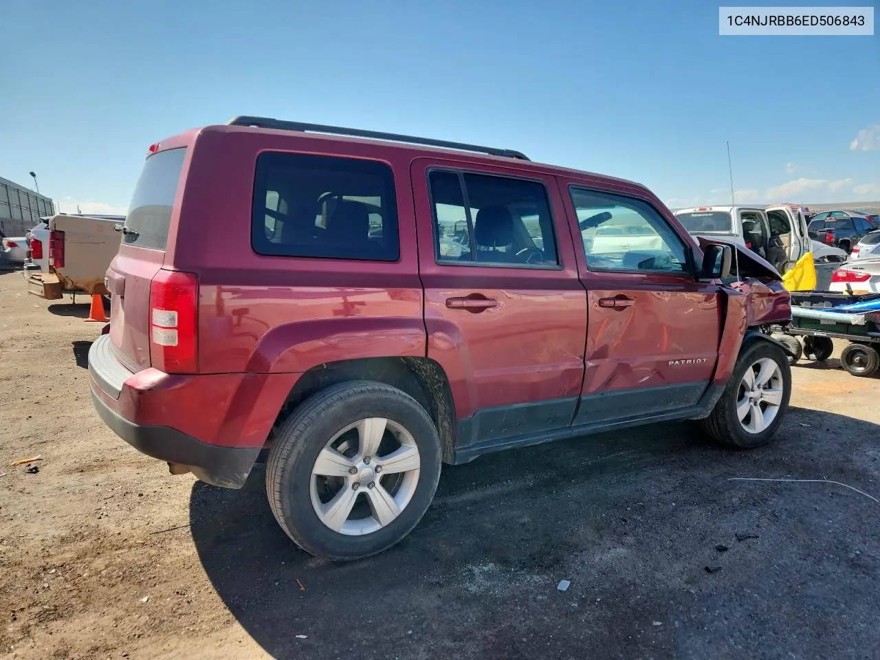 1C4NJRBB6ED506843 2014 Jeep Patriot Sport