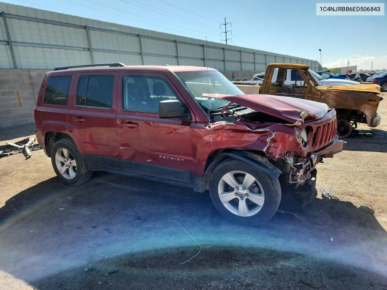 1C4NJRBB6ED506843 2014 Jeep Patriot Sport
