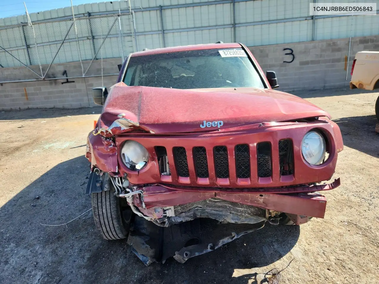 1C4NJRBB6ED506843 2014 Jeep Patriot Sport