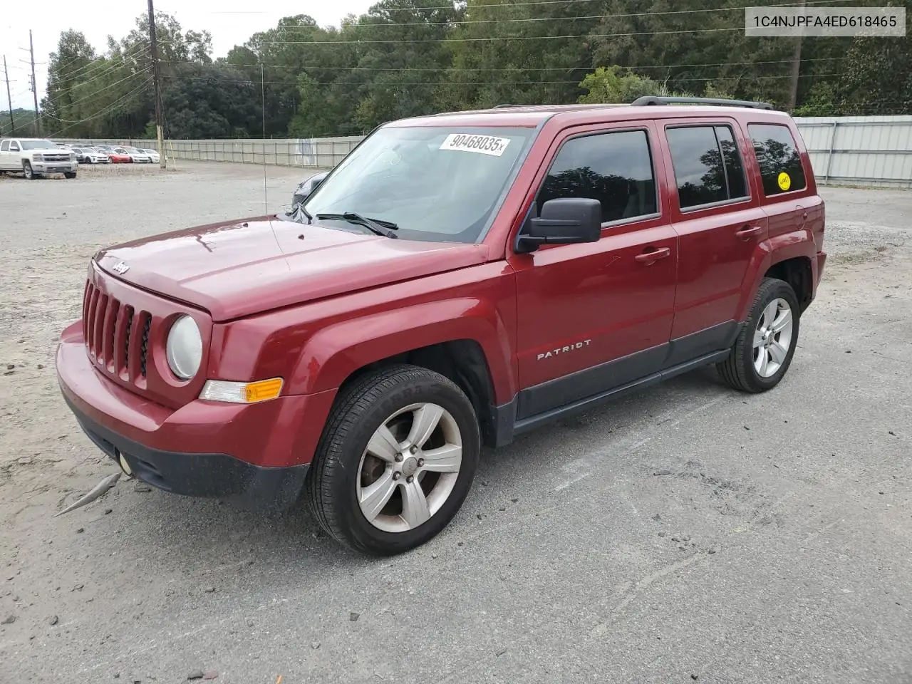 1C4NJPFA4ED618465 2014 Jeep Patriot Latitude