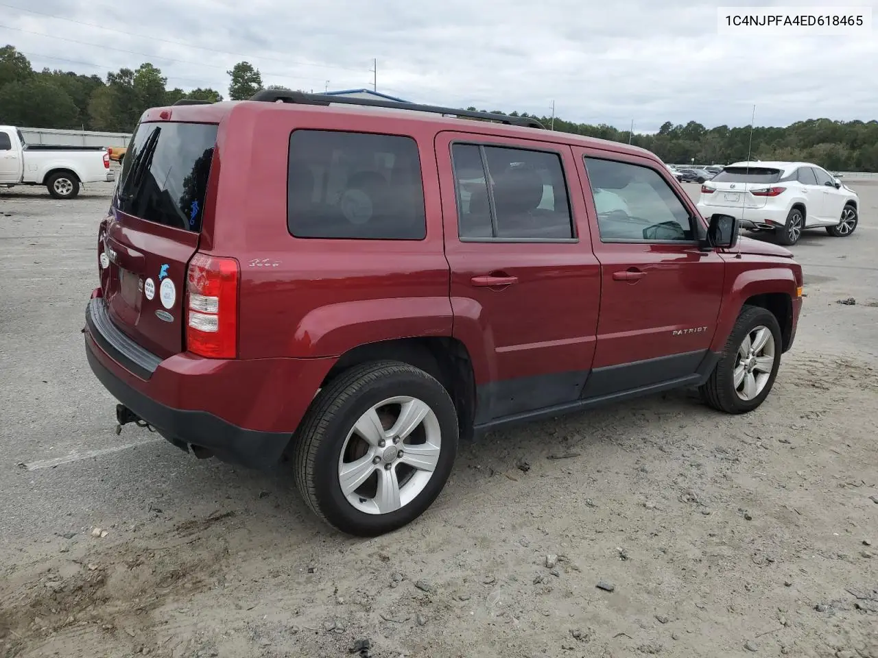 1C4NJPFA4ED618465 2014 Jeep Patriot Latitude