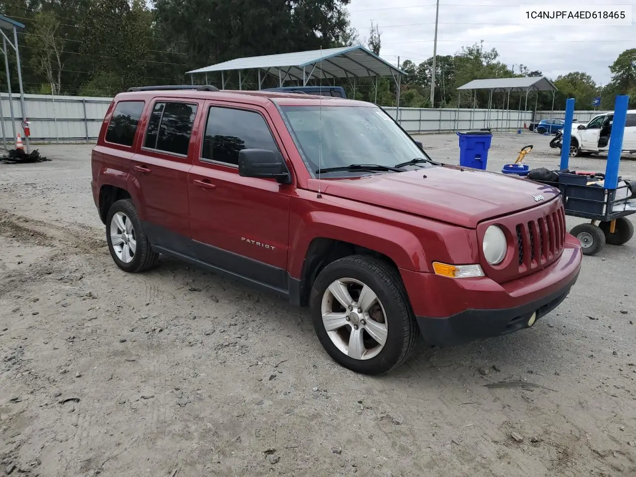 1C4NJPFA4ED618465 2014 Jeep Patriot Latitude