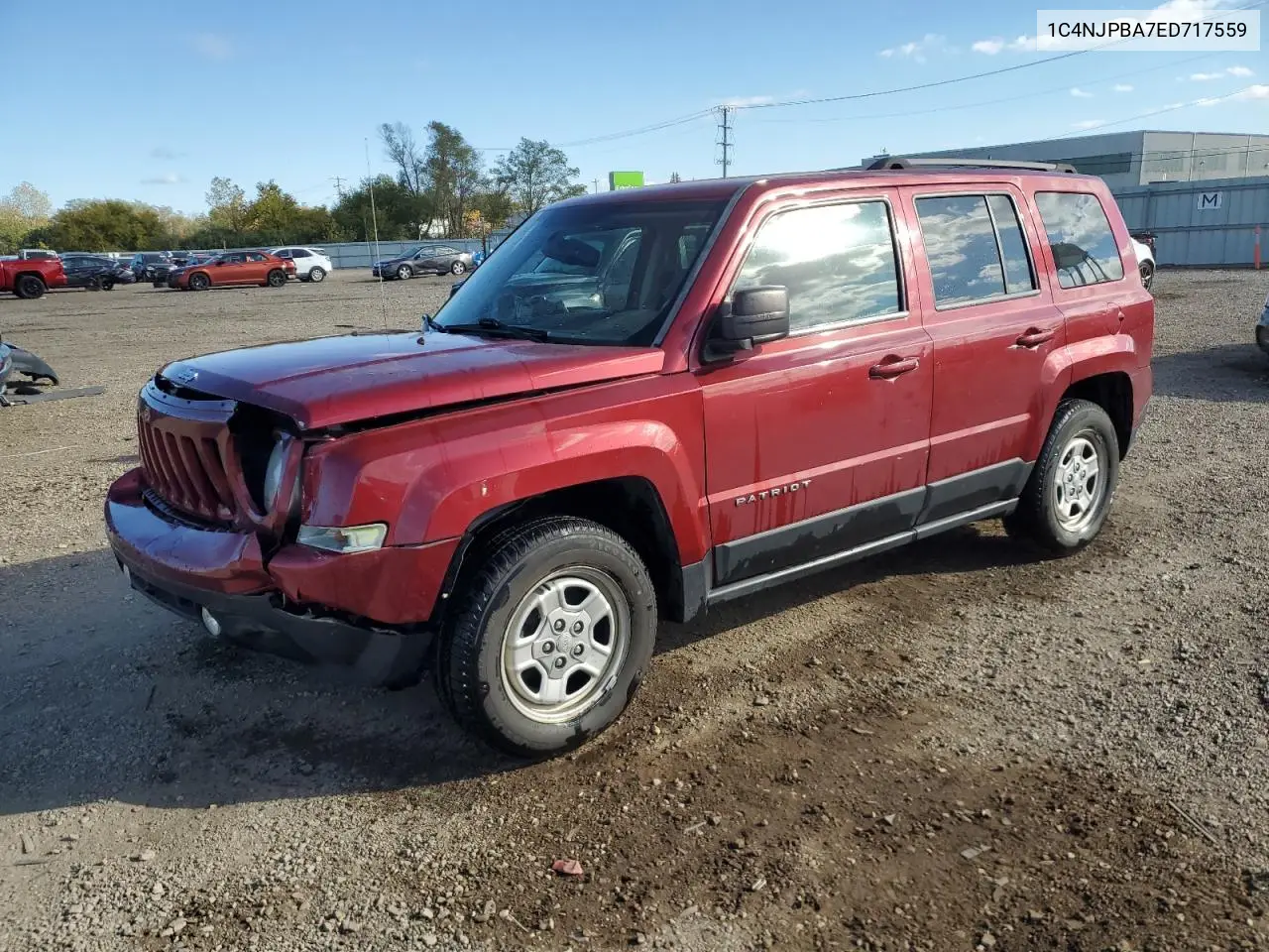 1C4NJPBA7ED717559 2014 Jeep Patriot Sport