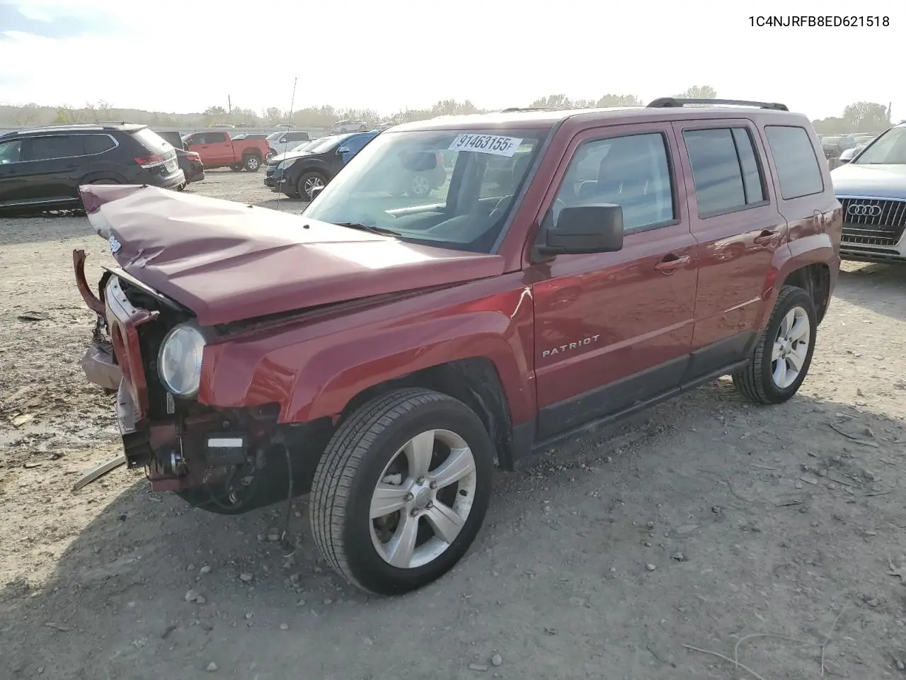 1C4NJRFB8ED621518 2014 Jeep Patriot Latitude