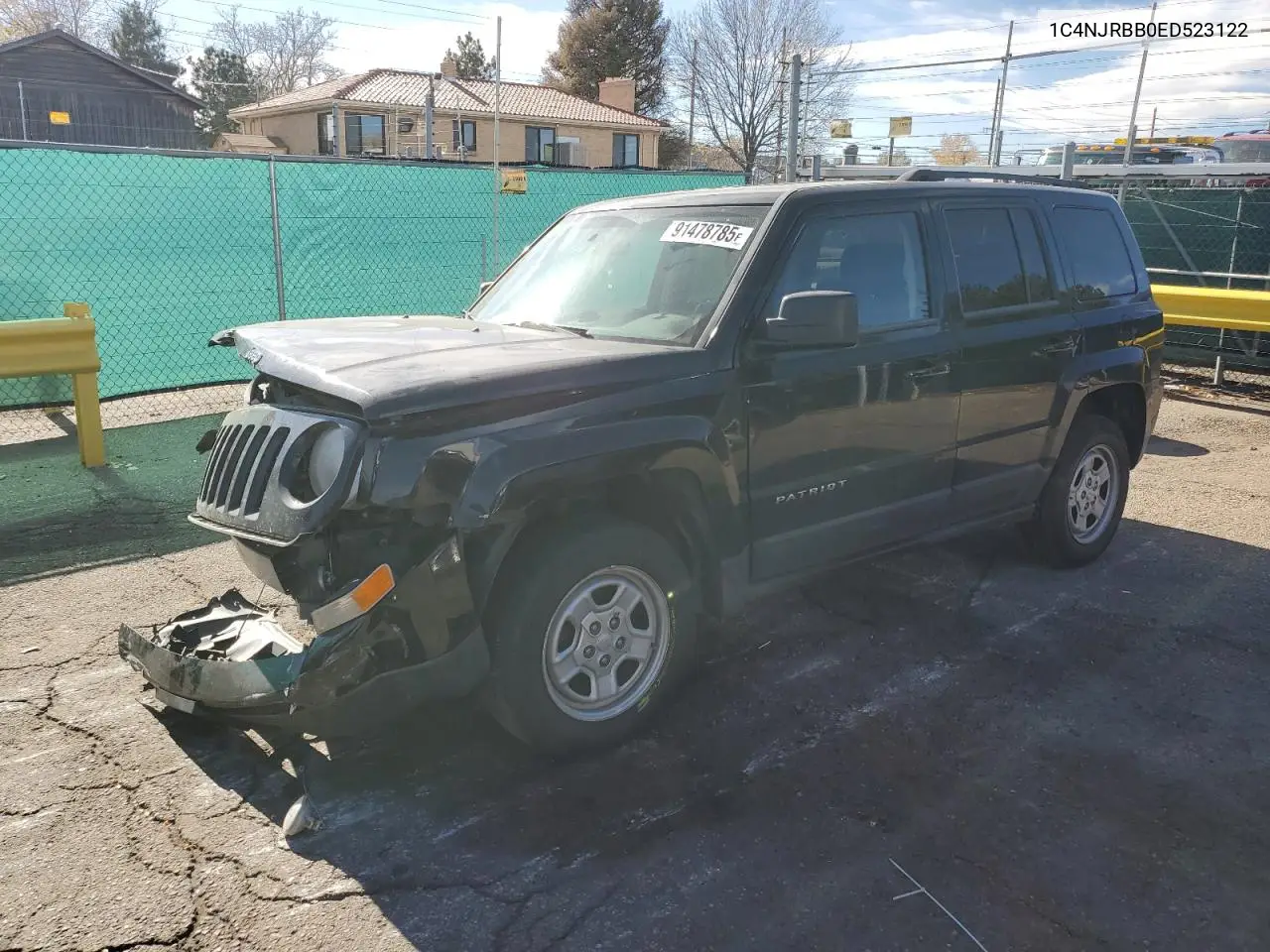 1C4NJRBB0ED523122 2014 Jeep Patriot Sport