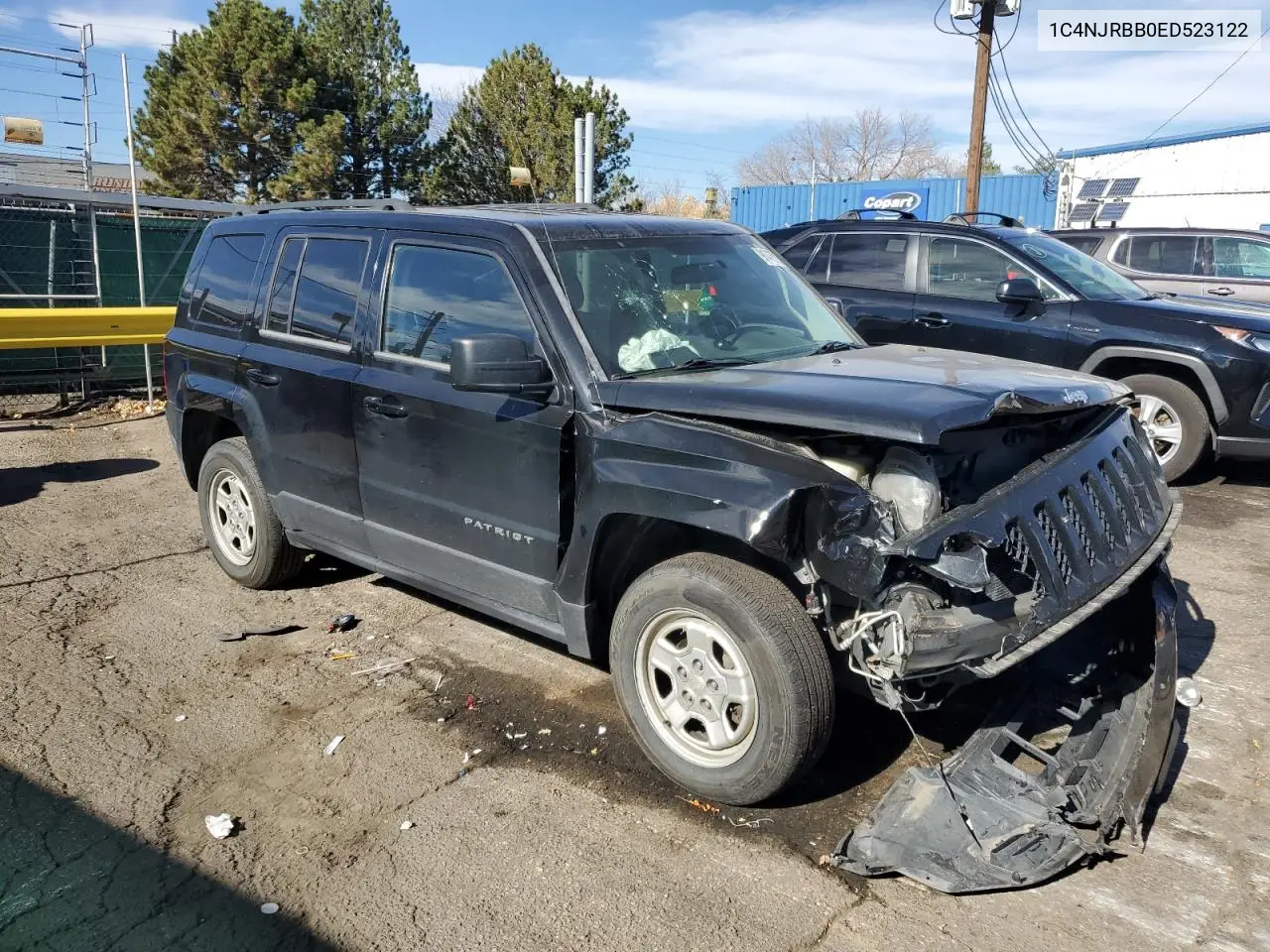 1C4NJRBB0ED523122 2014 Jeep Patriot Sport