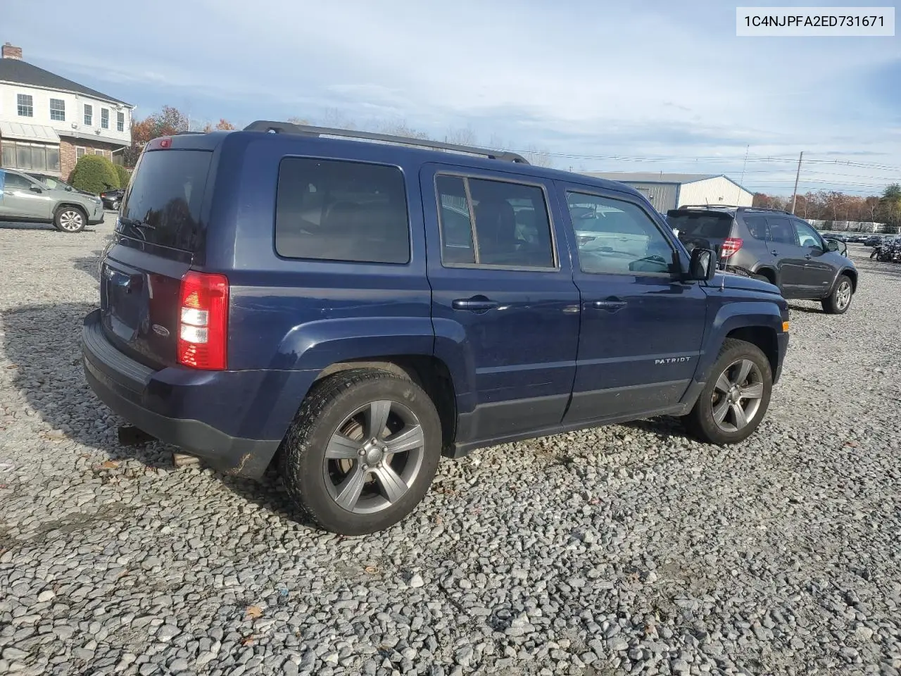 1C4NJPFA2ED731671 2014 Jeep Patriot Latitude
