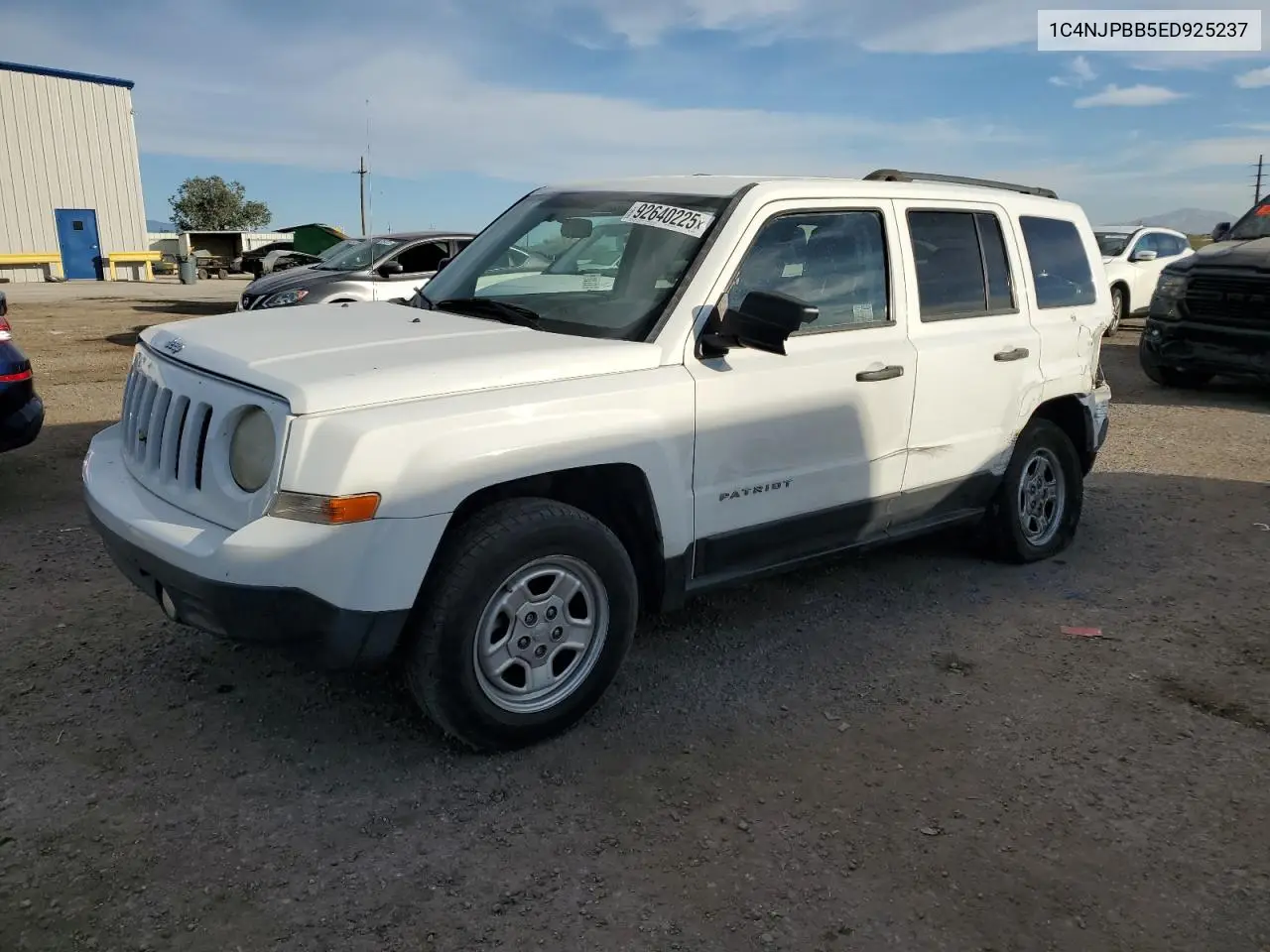 1C4NJPBB5ED925237 2014 Jeep Patriot Sport