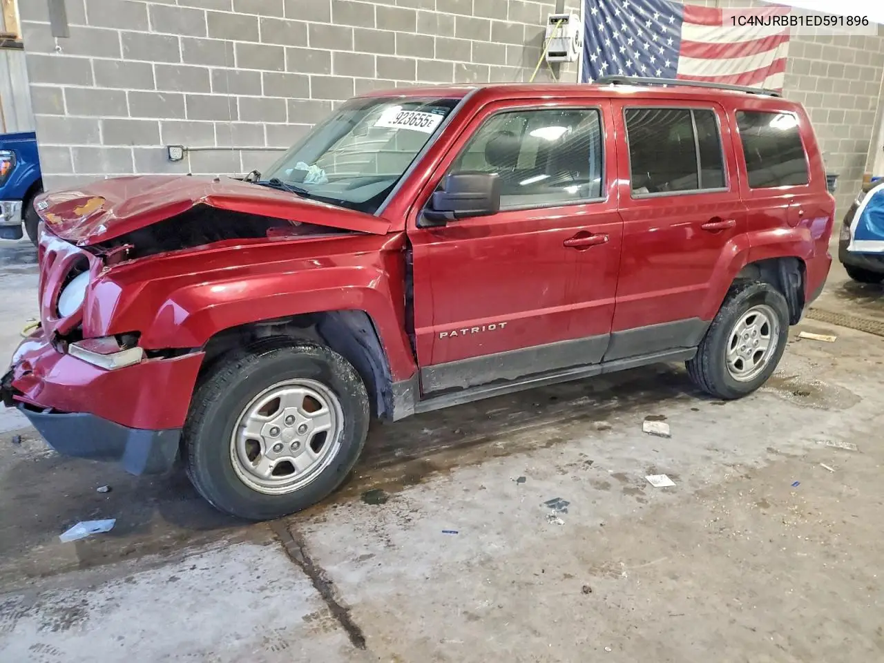 1C4NJRBB1ED591896 2014 Jeep Patriot Sport