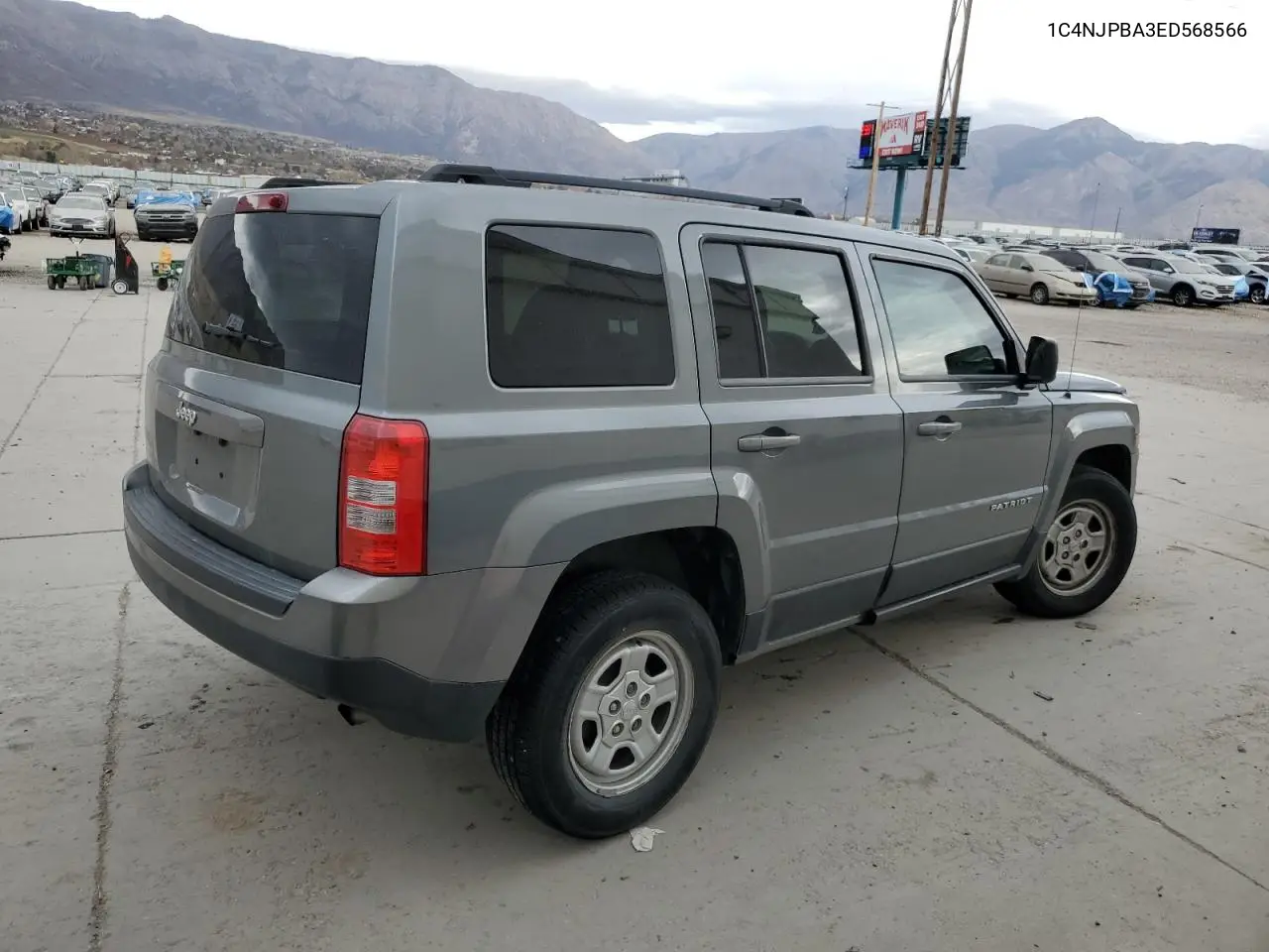 1C4NJPBA3ED568566 2014 Jeep Patriot Sport