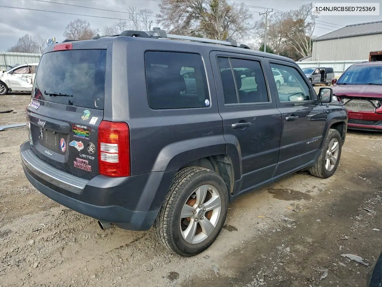 1C4NJRCB5ED725369 2014 Jeep Patriot Limited