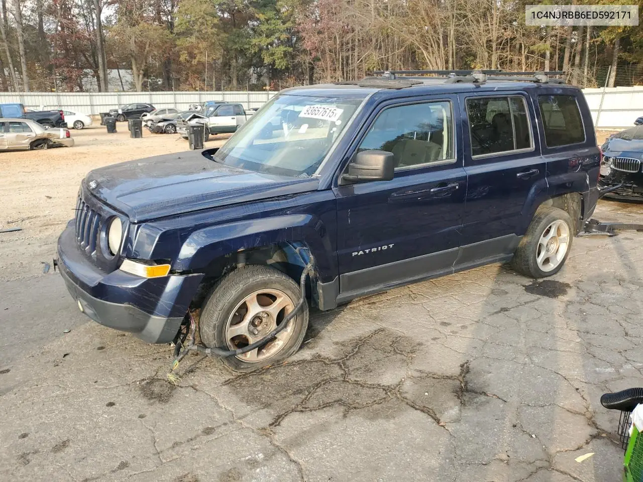 1C4NJRBB6ED592171 2014 Jeep Patriot Sport