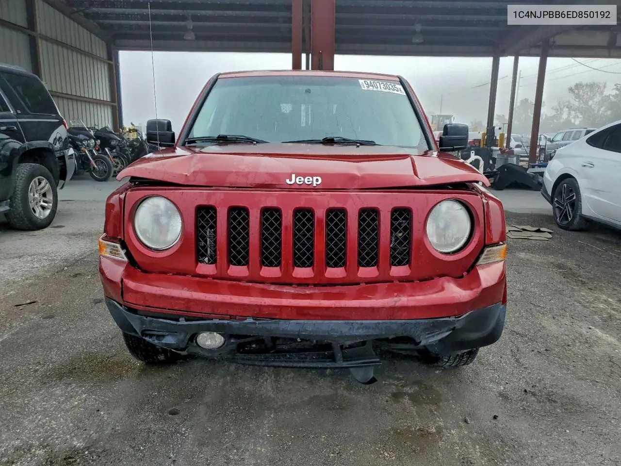 1C4NJPBB6ED850192 2014 Jeep Patriot Sport