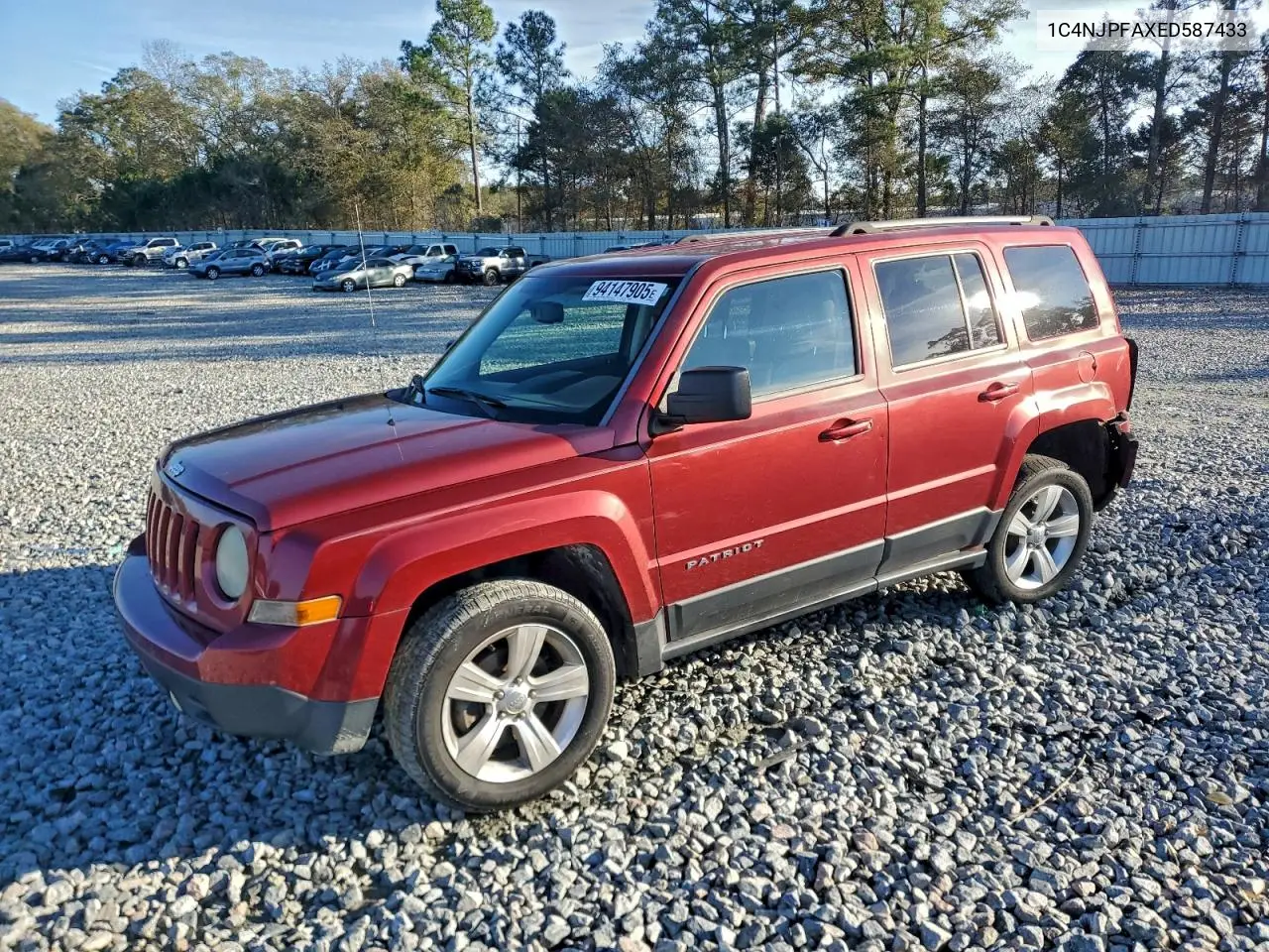 1C4NJPFAXED587433 2014 Jeep Patriot Latitude