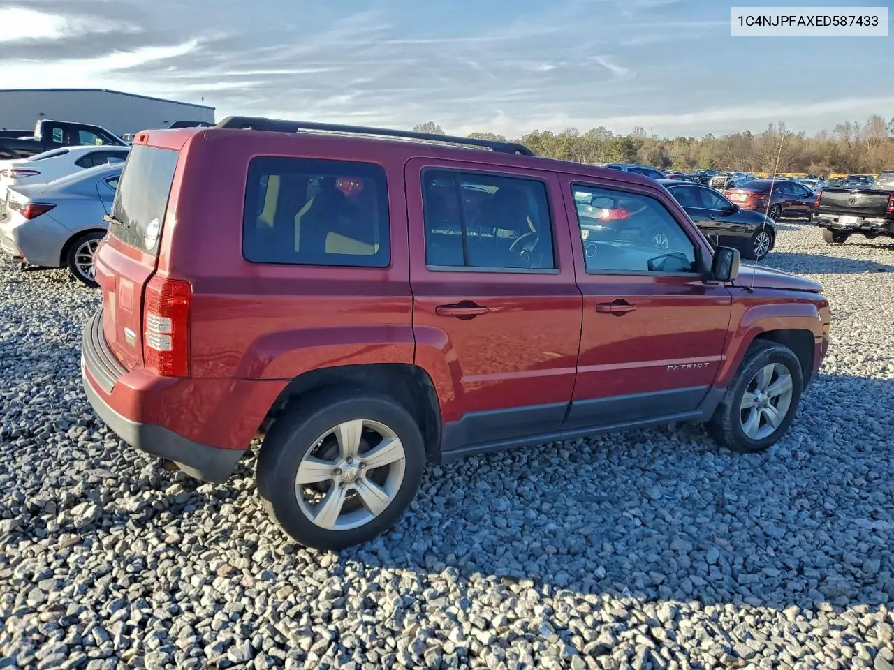 1C4NJPFAXED587433 2014 Jeep Patriot Latitude