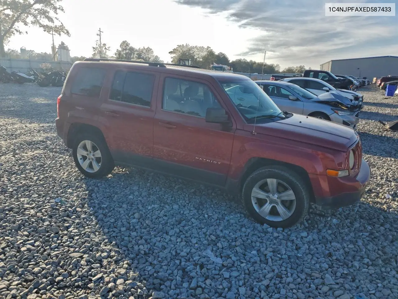 1C4NJPFAXED587433 2014 Jeep Patriot Latitude