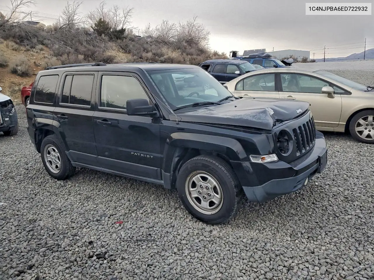 1C4NJPBA6ED722932 2014 Jeep Patriot Sport