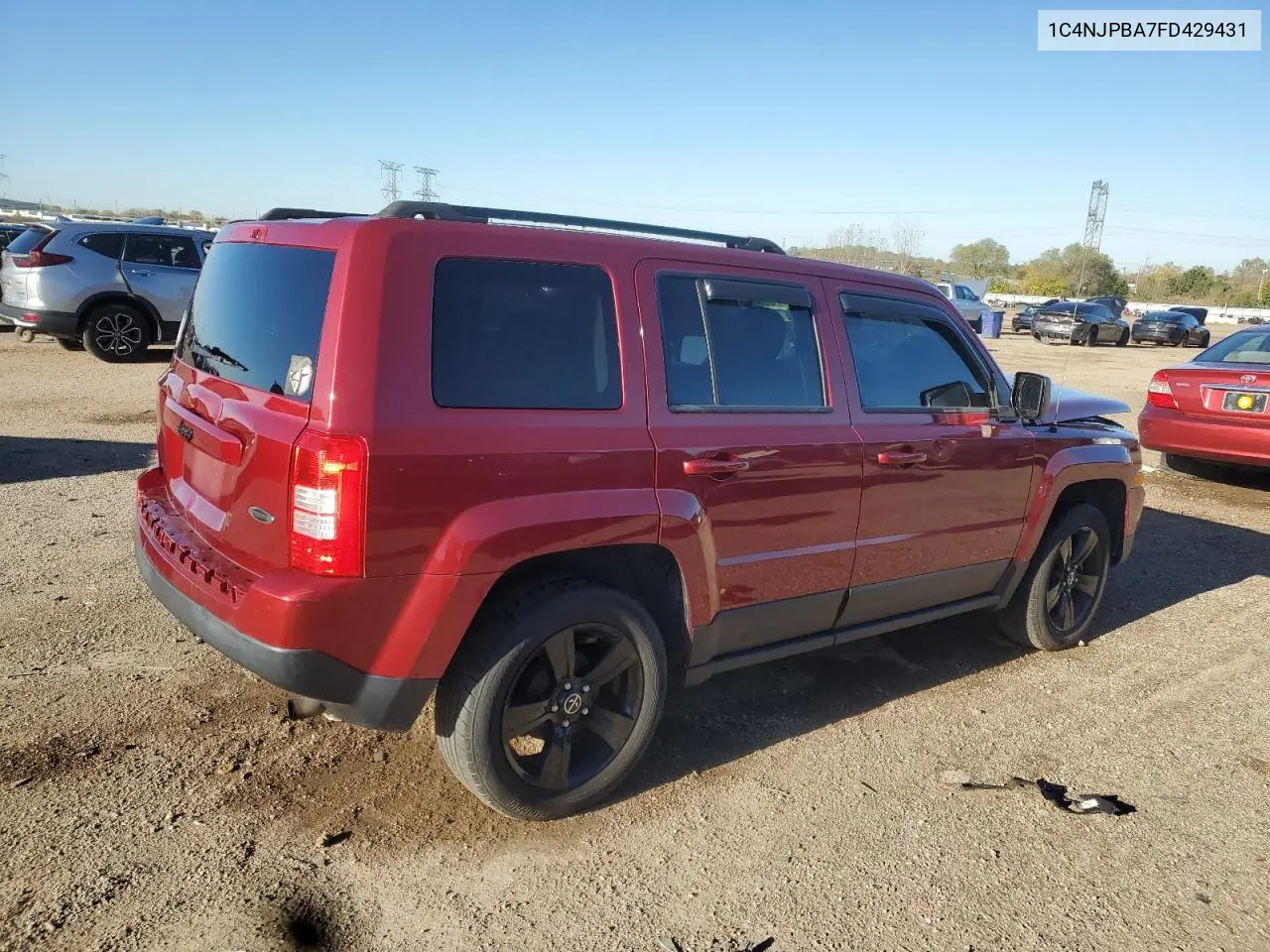 1C4NJPBA7FD429431 2015 Jeep Patriot Sport