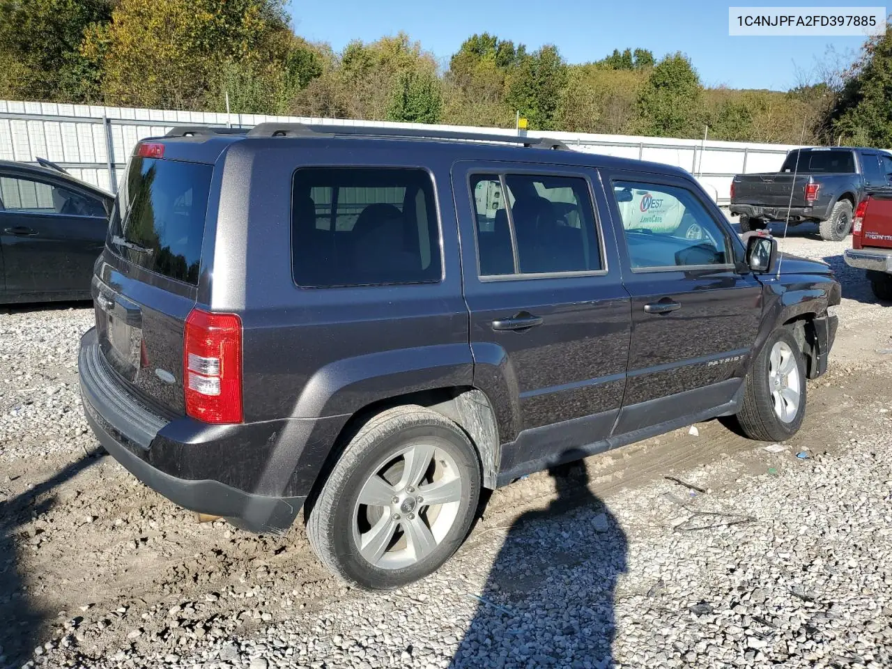 1C4NJPFA2FD397885 2015 Jeep Patriot Latitude
