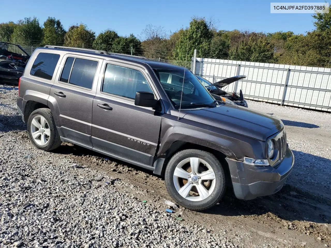 1C4NJPFA2FD397885 2015 Jeep Patriot Latitude