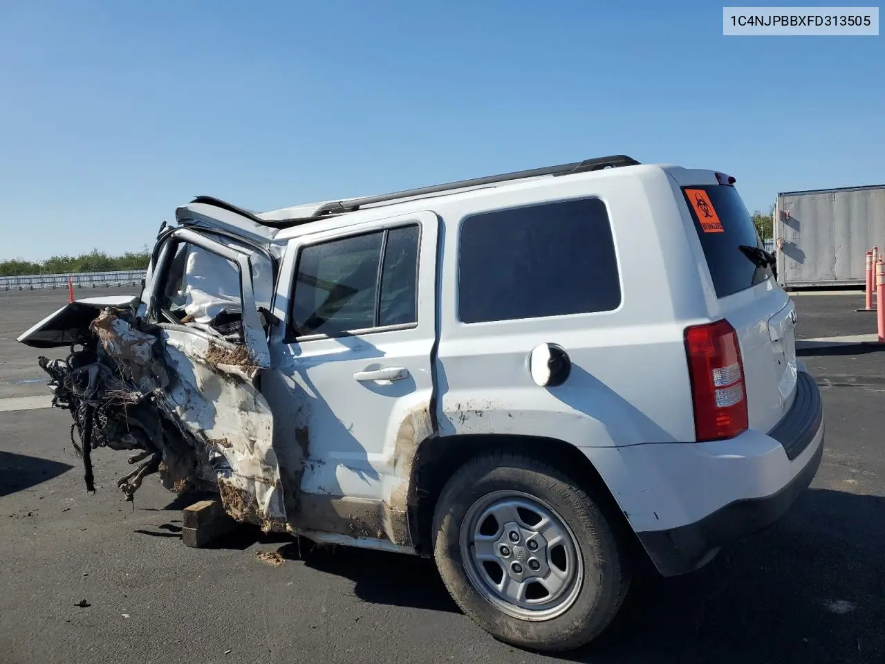 1C4NJPBBXFD313505 2015 Jeep Patriot Sport
