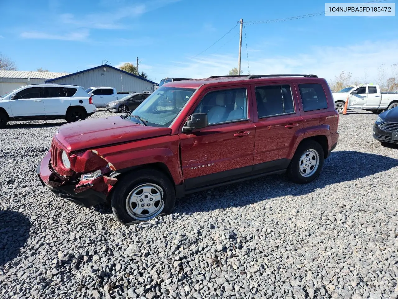 1C4NJPBA5FD185472 2015 Jeep Patriot Sport