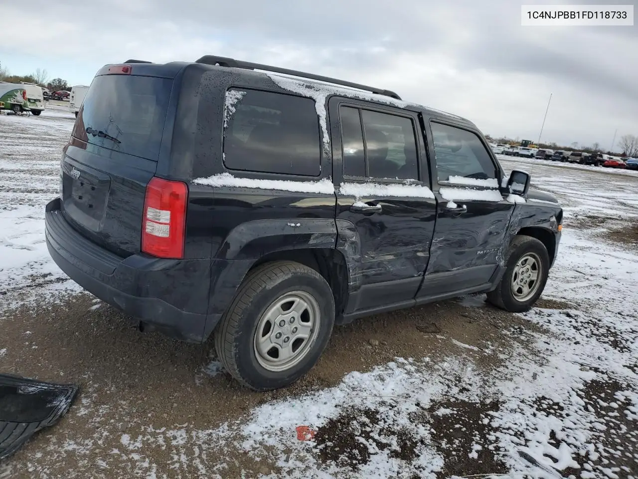 1C4NJPBB1FD118733 2015 Jeep Patriot Sport